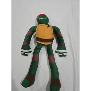 Stretch Kids Teenage Mutant Ninja Turtles Plush Doll Toy Raphael Large 28”